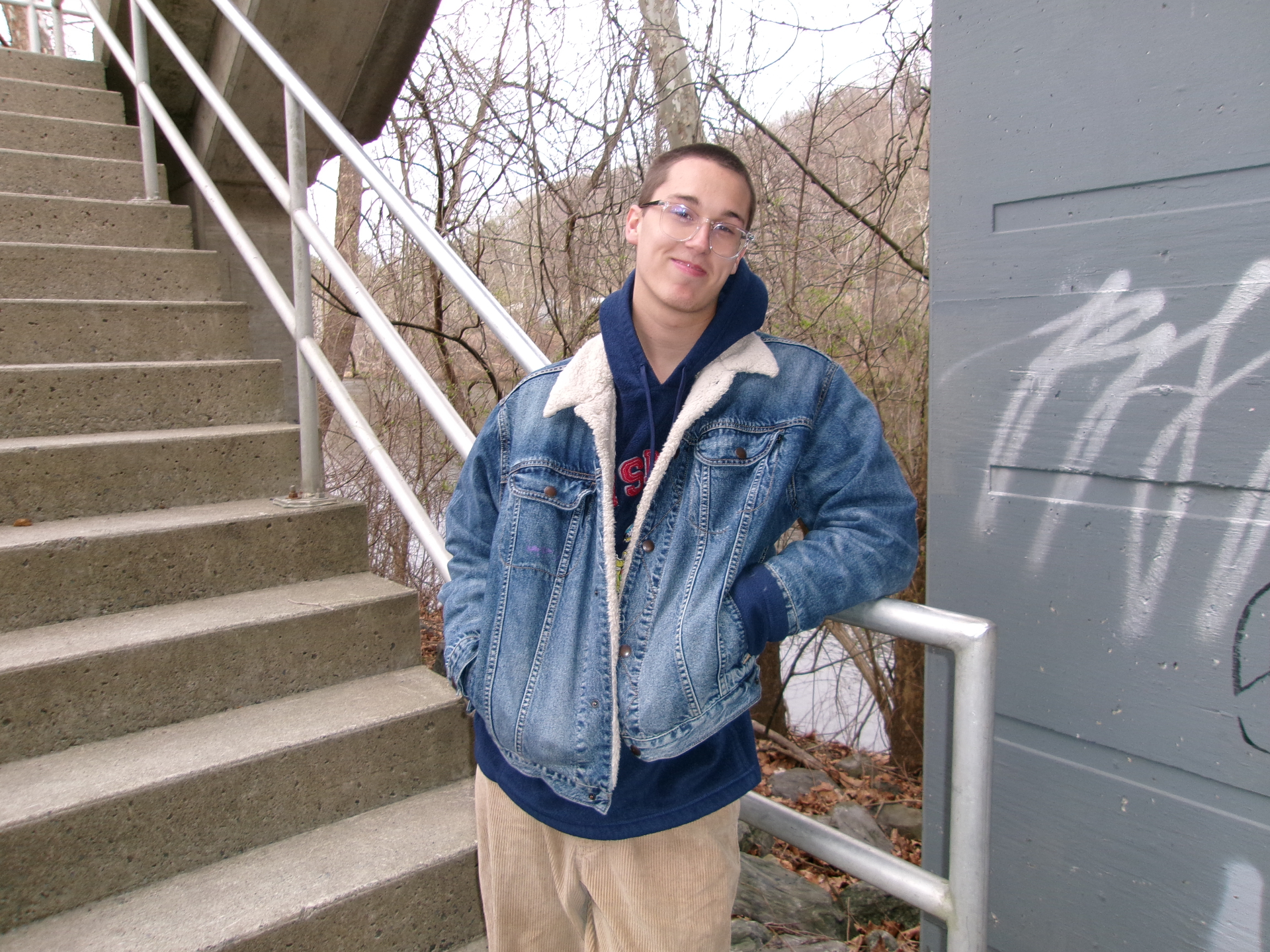 Portrait by the river